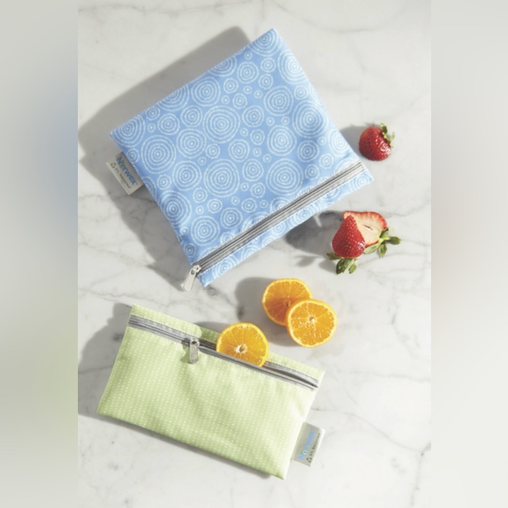 Norwex Reusable Food Storage Bags - Set of 2 - Limited Edition